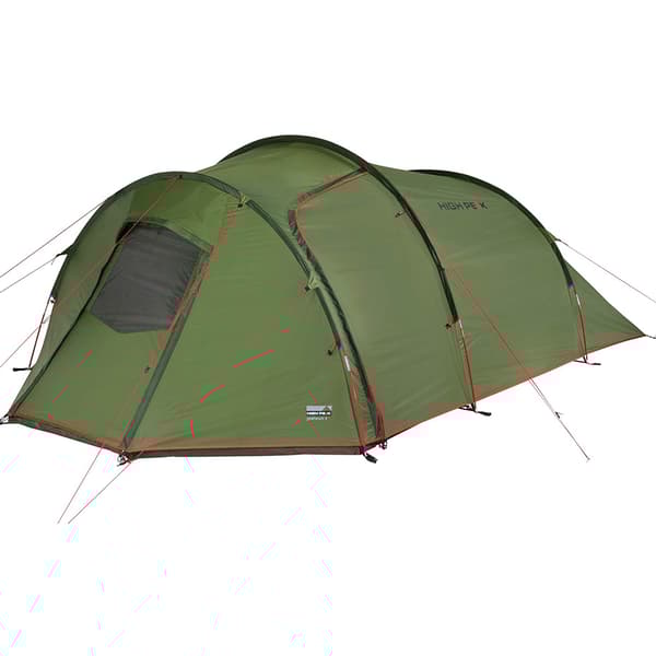 High Peak Goshawk 4 Green, Red Dome/Igloo tent