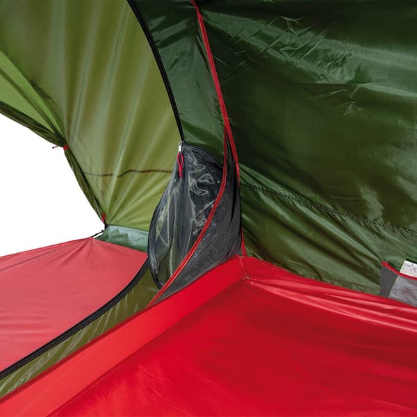 High Peak Goshawk 4 Green, Red Dome/Igloo tent