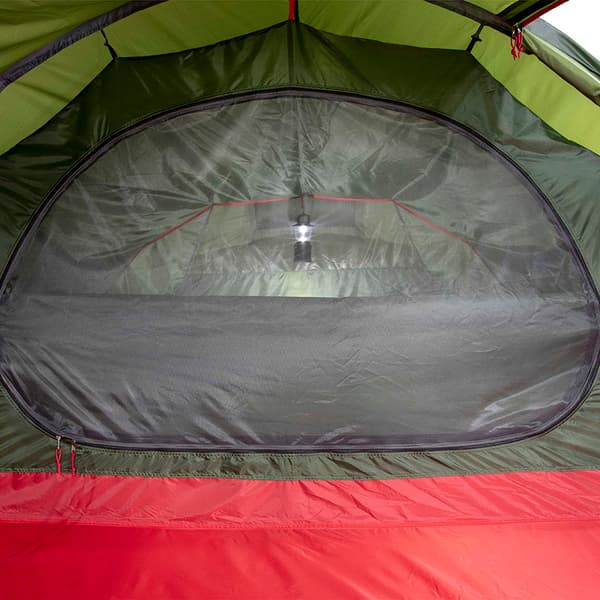 High Peak Goshawk 4 Green, Red Dome/Igloo tent