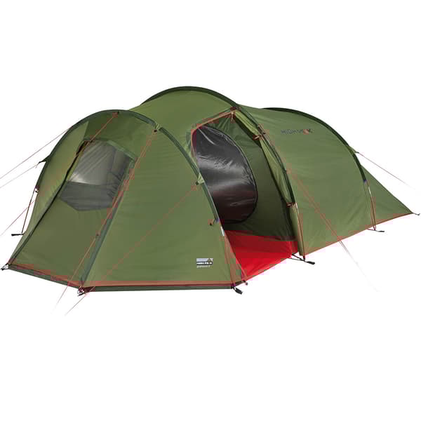 High Peak Goshawk 4 Green, Red Dome/Igloo tent Grön, Röd