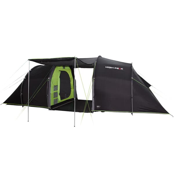 High Peak Tauris 6 Black Tunnel tent Sort