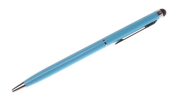 2-i-1 Stylus-penna (blå)