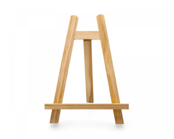 Tastaturstativ I Træ - Keyboard Display Stand - 20x28cm
