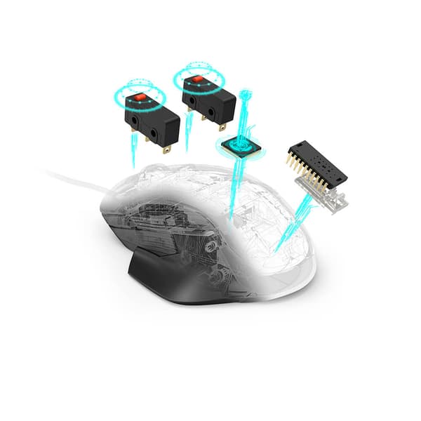 URAGE Mus Gaming Reaper 900 Morph Optisk 10000dpi Sort