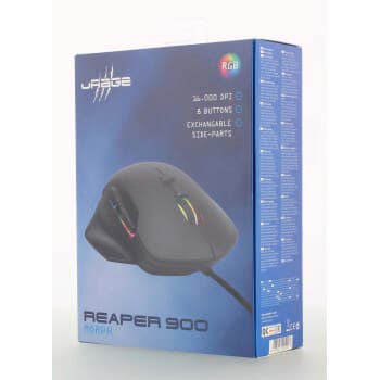 URAGE Mus Gaming Reaper 900 Morph Optisk 10000dpi Sort