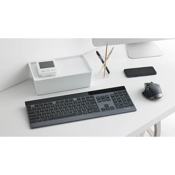RAPOO Keyboard/Mice Set 9900M Wireless Multi-Mode Black