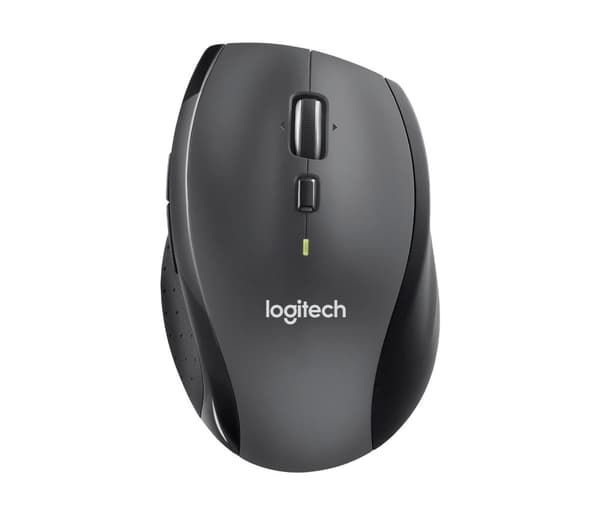 Logitech Wireless Mouse M705 - Hiiri - optinen - langaton - 2,4 GHz - langaton vastaanotin (USB) (910-003443) musta