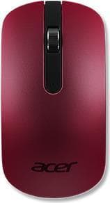 Acer Thin-n-light trådlös mus röd liten nanomottagare, elegant och slimmad design, fint smidigt rullningshjul, smart strömhantering för att förlänga b Röd