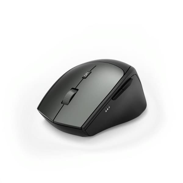 Hama Opt. trådlös mus med 6 knappar "MW-600", dubbelläge USB-C/USB-A, svart Svart