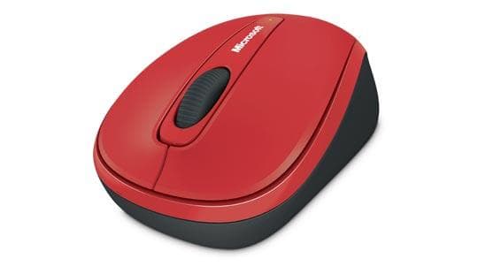 Microsoft GMF-00293 trådløs mobil 3500 Limited Edition-mus Sort, Rød