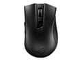 Miniatyrbild 1 av 8: ASUS ROG Strix Carry - Mus - Högerhänt - optisk - trådlös - 2,4 GHz, Bluetooth 5.0 LE - trådlös mottagare (USB) (90MP01B0-B0UA00)