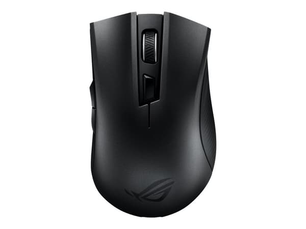 ASUS ROG Strix Carry - Mus - Högerhänt - optisk - trådlös - 2,4 GHz, Bluetooth 5.0 LE - trådlös mottagare (USB) (90MP01B0-B0UA00)