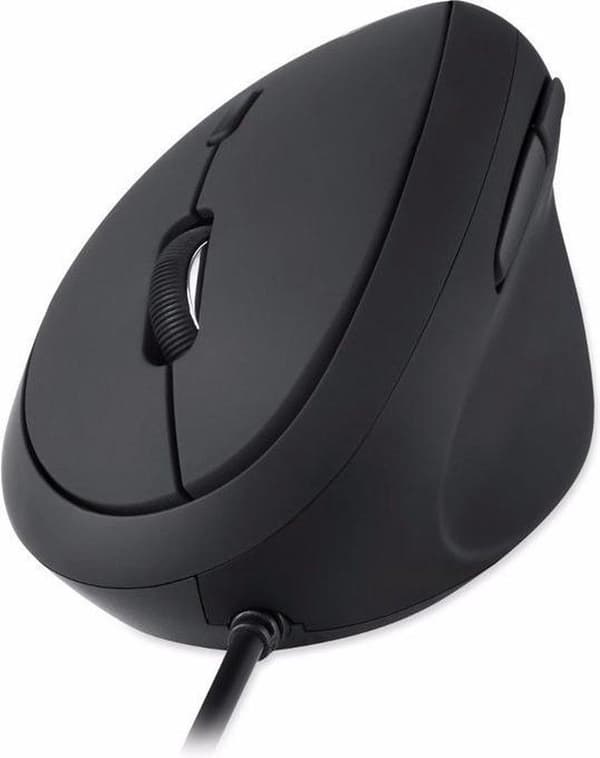 Perixx Perimice-519 Mus USB Optisk Ergonomisk Svart