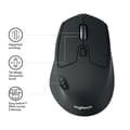 Pikkukuva 3 / 9: Logitech M720 - Langaton hiiri - Musta