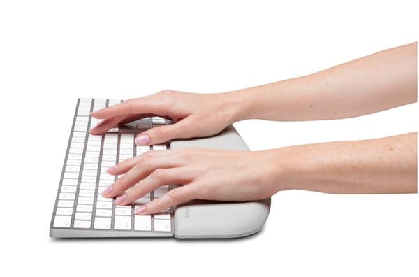 Kensington ErgoSoft håndledsstøtte til slanke tastaturer - tastatur håndledsstøtte - grå