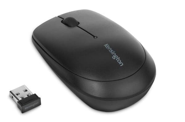 Kensington Pro Fit Mobile - Hiiri - laser - 2 painiketta - langaton - 2,4 GHz - langaton vastaanotin (USB) - musta (K72452WW) musta