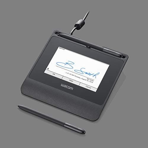 Wacom Signature Set 5 tuuman heijastava värillinen LCD STU-540 Pad & sign pro PDF Windowsille. Sähköiseen allekirjoitukseen reaaliajassa langattomalla