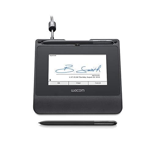Wacom Signature Set 5 tuuman heijastava värillinen LCD STU-540 Pad & sign pro PDF Windowsille. Sähköiseen allekirjoitukseen reaaliajassa langattomalla musta
