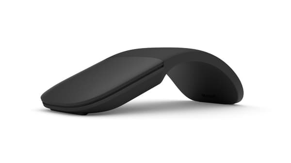 Microsoft Surface Arc Mouse - Mus - optisk - 2 knapper - trådløs - Bluetooth 4.1 - sort - kommerciel Sort