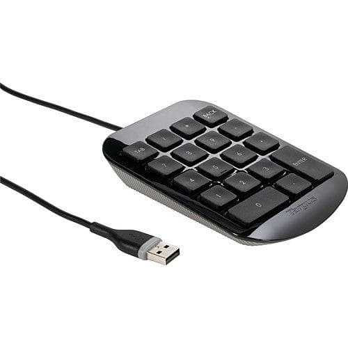 Targus Numerisk knappsats - Knappsats - USB - Grå, Svart (AKP10EU)