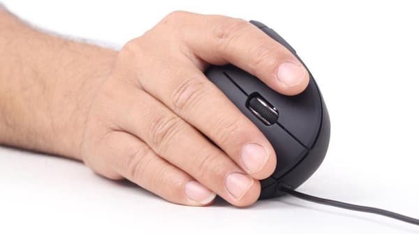 Trådløs ergonomisk mus