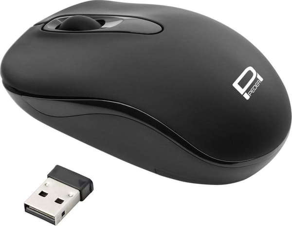 Pedea trådlös USB-mus - Svart Svart