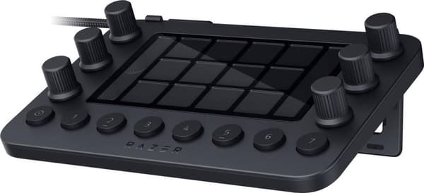 Razer Stream Controller - Streamdeck - 12 LCD-taster - 2 LCD-sideskærme - Windows/Mac