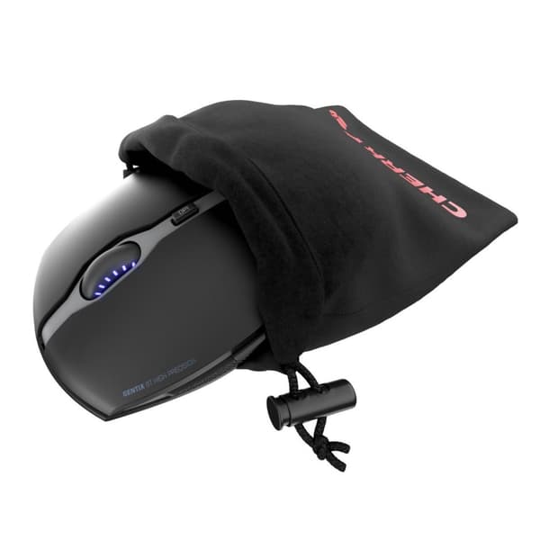 CHERRY GENTIX BT - Mus - optisk - 7 knappar - trådlös - Bluetooth 4.0 - svart
