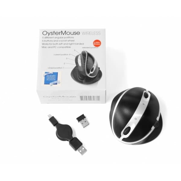 OysterMouse Ergonomisk trådløs datamus