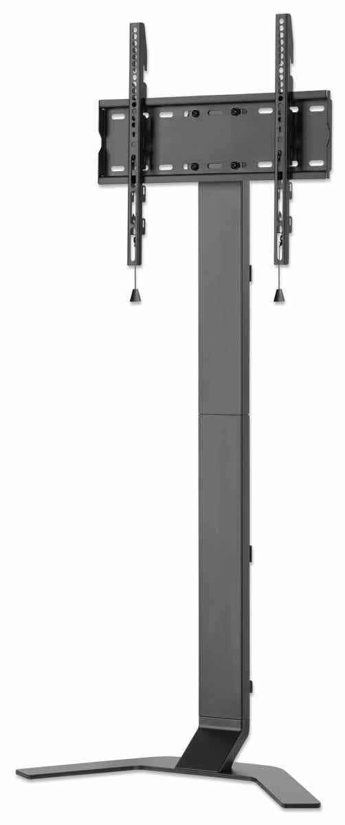 MANHATTAN Ultra Slim TV stander til skærme fra 81,30 cm (32") til 177,80 cm (70") og op til 40 kg, -10° til 3° hældning, højdejusterbar, passer bag TV