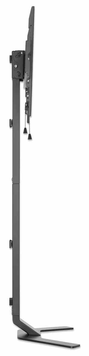MANHATTAN Ultra Slim TV stander til skærme fra 81,30 cm (32") til 177,80 cm (70") og op til 40 kg, -10° til 3° hældning, højdejusterbar, passer bag TV