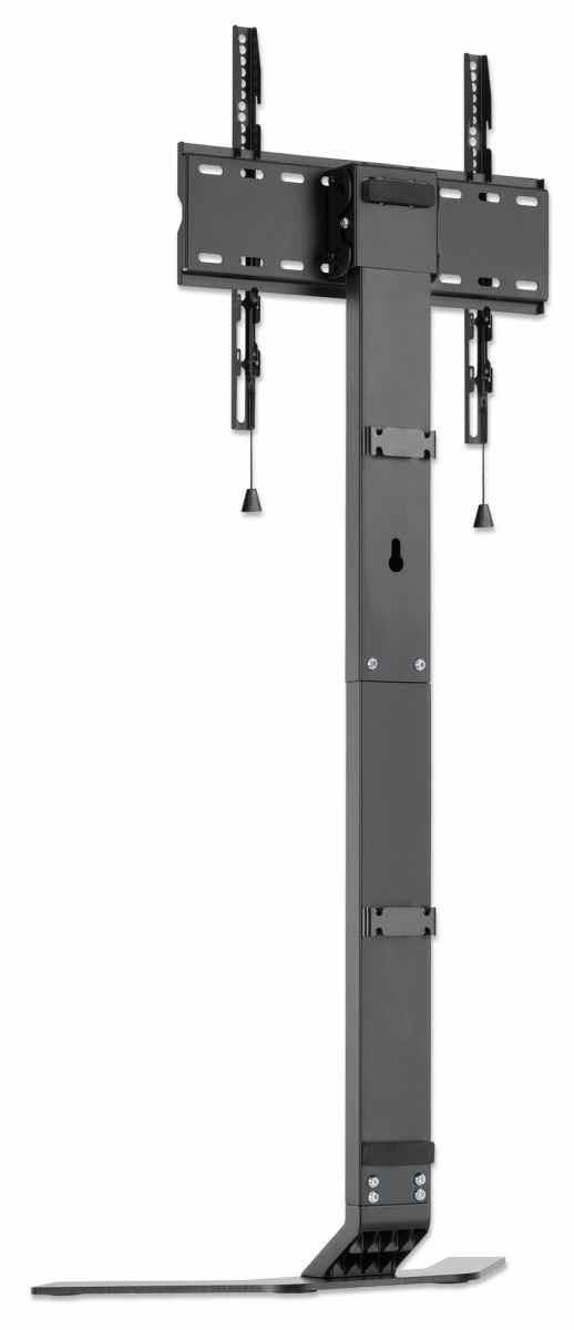 MANHATTAN Ultra Slim TV stander til skærme fra 81,30 cm (32") til 177,80 cm (70") og op til 40 kg, -10° til 3° hældning, højdejusterbar, passer bag TV