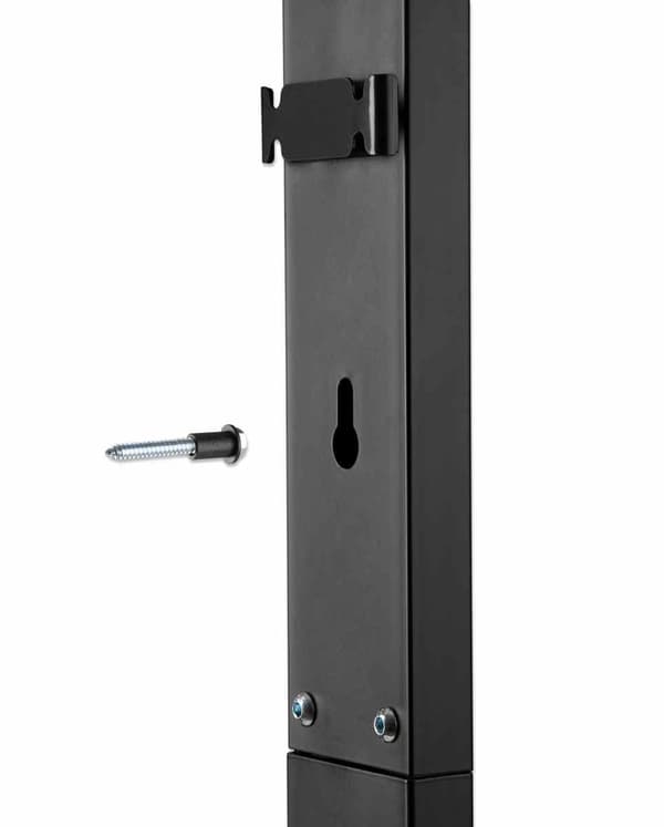 MANHATTAN Ultra Slim TV stander til skærme fra 81,30 cm (32") til 177,80 cm (70") og op til 40 kg, -10° til 3° hældning, højdejusterbar, passer bag TV