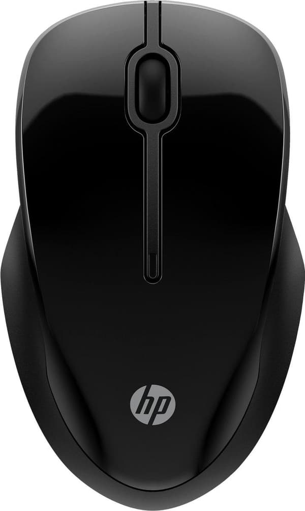 HP 250 - Hiiri - optinen - 3 painiketta - langaton - 2,4 GHz, Bluetooth 5.0 - musta musta