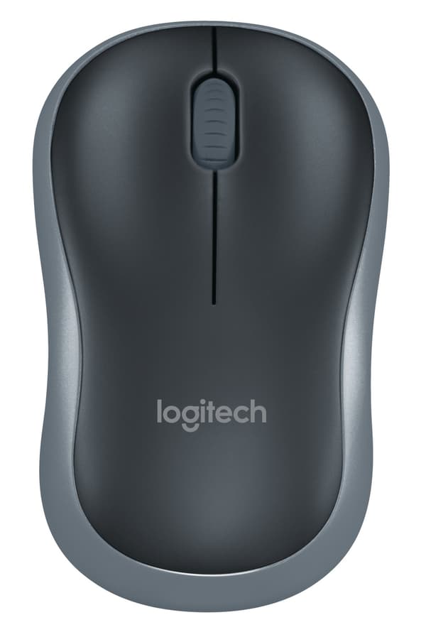 Logitech M185 Mouse Ambidextrous RF Wireless (910-002225) Grafiitti, Harmaa