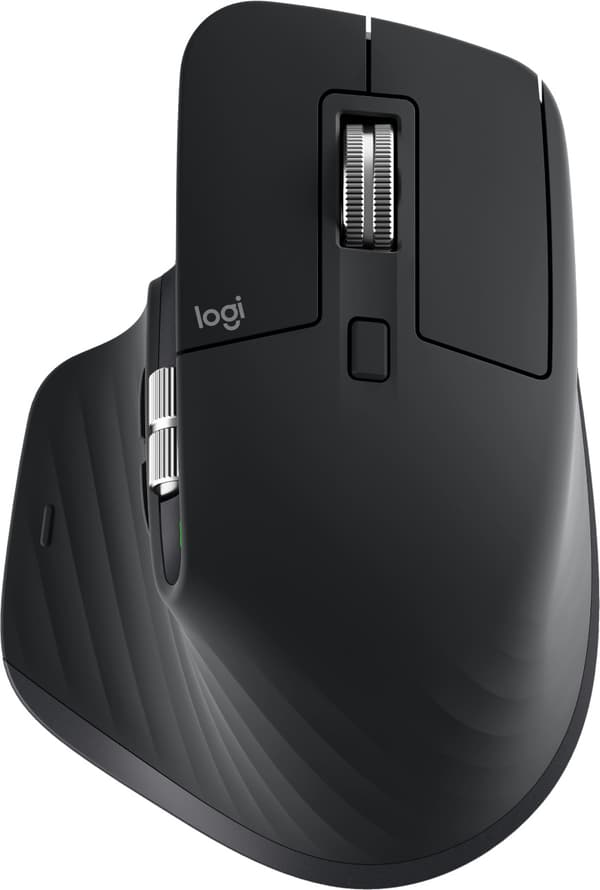 Logitech MX Master 3S Hiiri oikea RF Wireless + Bluetooth Laser 8000 DPI (910-006556) musta