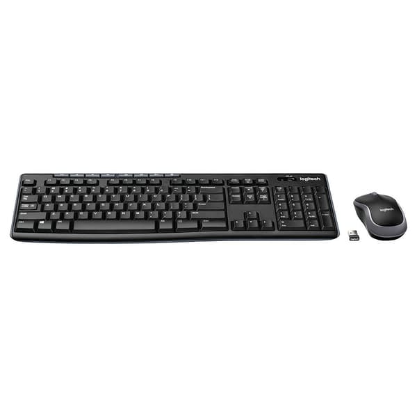 Logitech Langaton Näppäimistö Ja Hiiri Mk270 Musta German QWERTZ