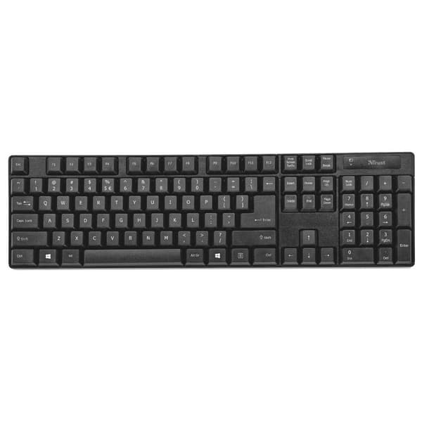 Trust Sisään Pack 4 1 Näppäimistö+hiiri+verkkokamera+kuulokkeet Musta Spanish QWERTY