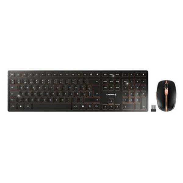 Cherry Tastatur Dw 9100 Slim Søvfarvet German QWERTZ Sort