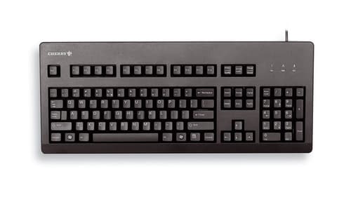 CHERRY G80-3000 BLUE SWITCH/UK-ENGLISH Svart