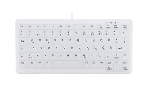 CHERRY AK-C4110 PROT. KEYBOARD/WHITE Hvid