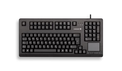 CHERRY TOUCHBOARD BLACK/KEYBOARD USB FRENCH Sort