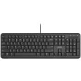 CANYON keyboard HKB-20 EN/BG Velvet Wired  Black