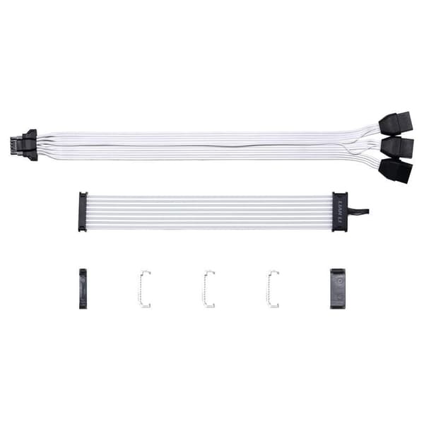 Extension cable Lian Li Strimer Plus V2 16-Pin 12VHPWR to 3x8-Pin for RTX 40-Series, 108 LED