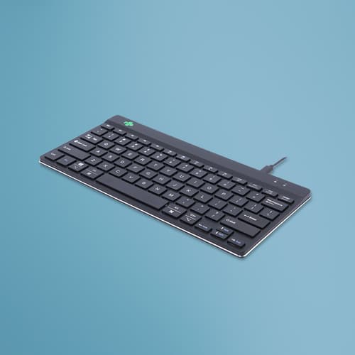 KEYBOARD COMPACT BREAK ENG/BLACK RGOCOUSWDBL R-GO TOOLS Svart