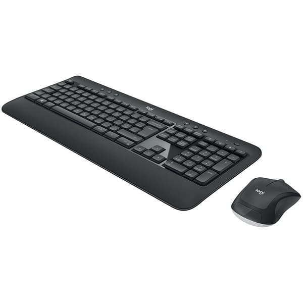 Logitech set MK540 ADVANCED, Bezdrátová klávesnice + myš/ 2.4GHz/ USB přijímač/ CZ/SK/ černý Sort, Hvit