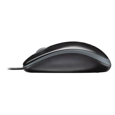 LOGITECH MK120 Corded Combo - BLACK - USB - RUS Sort