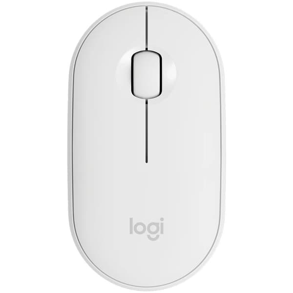 LOGITECH M350S Pebble 2 Bluetooth Mouse - TONAL WHITE