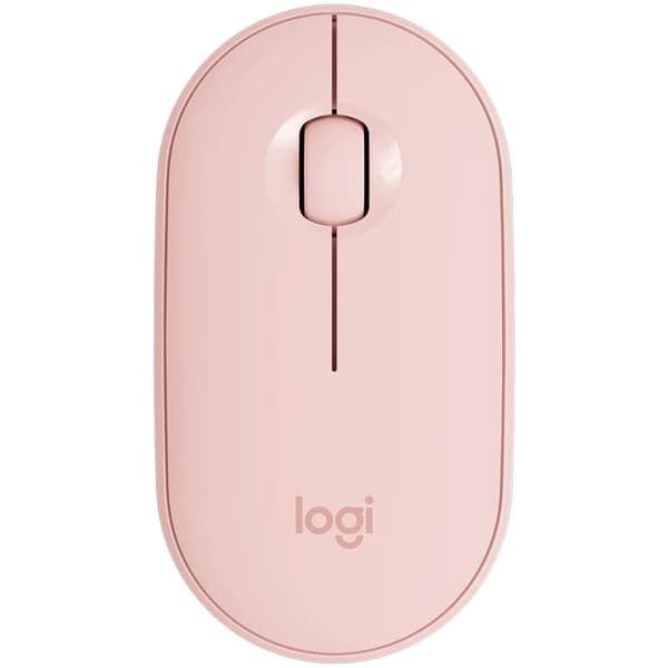 LOGITECH M350S Pebble 2 Bluetooth Mouse - TONAL ROSE