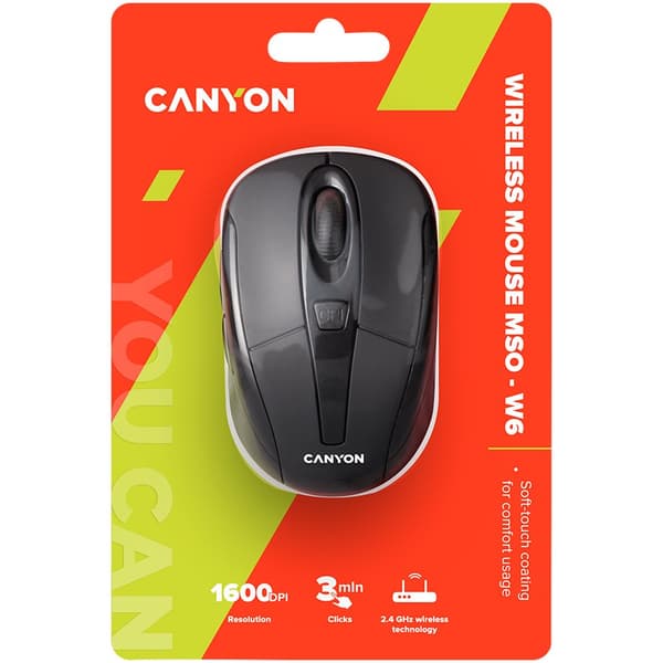 CANYON mouse MSO-W6 Wireless Black